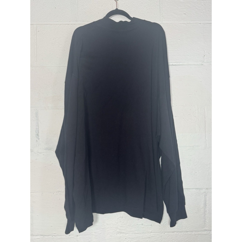 Columbia Men's 5XB Mock Neck Long Sleeve Shirt Black NWT Big &‎ Tall - Picture 2 of 5